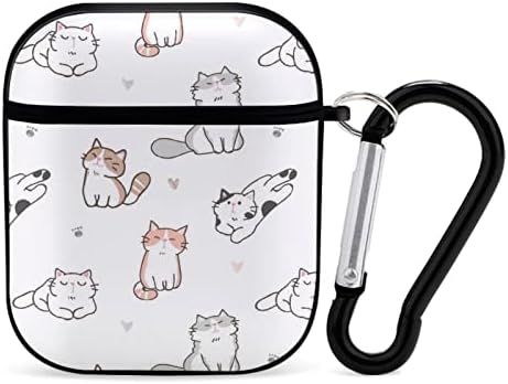 Airpods Case Котешка Лапа Dog Отпечатъкът and Bones Pattern Airpod Hard Case Cover Капаци за Слушалки Apple Airpods1 Airpods2