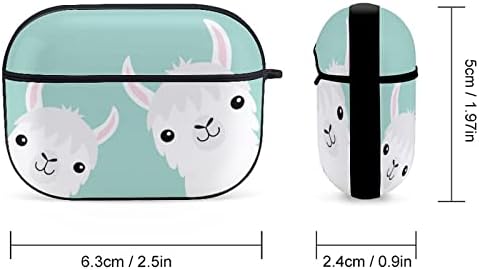 Airpods Pro Case Animal Alpaca Сладко Лице Слушалки Седалките Защитната Обвивка Калъф за Apple Airpods Pro