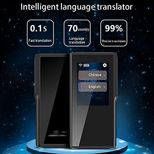 WDBBY Smart Voice Translator 70 Езика и Незабавен Двупосочен Превод Портативен за Пътуване Обучение на Бизнес Среща