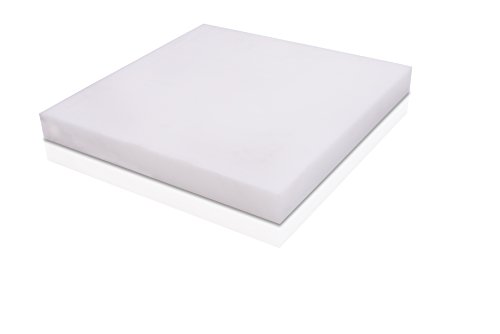 HDPE (полиетилен висока плътност) Пластмасов лист 3/8 x 5 x 10 цвят бял