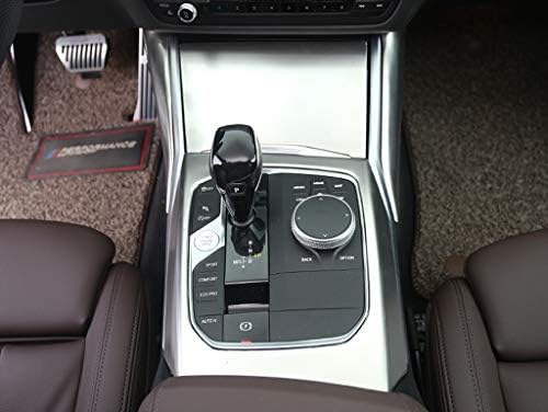 Eppar Нови защитни капачки на централното управление, съвместими с BMW 3 Series G20 Sedan 2020-2021 316i 318i 320i 328i 330i 335i 340i (B-Style, черен)