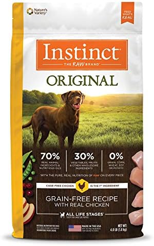 Храна За Кучета Зърно Инстинкт Свободен Суха, Първоначално Сырцовый Покрити с Естествен Висок Храна за Кучета Протеин