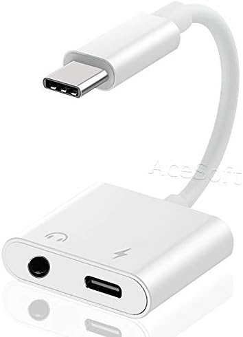 Smart Technology C USB Зарядно Устройство-Конвертор Здрав 2в1 USB C до 3,5 мм Адаптер за слушалки, AUX и КПР Кабел е Съвместим