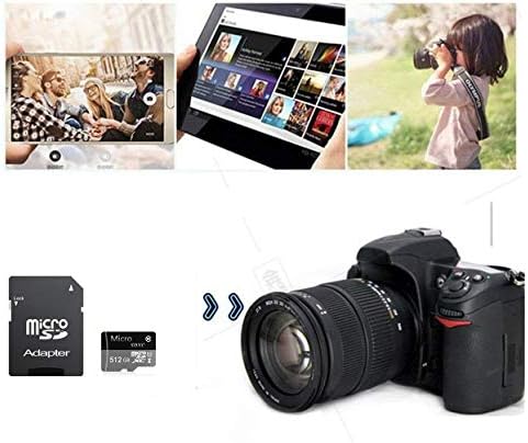 512GB Micro SD слот за SDXC Карта High Speed Class 10 Flash Memory Card with SD Adapter for Android Смартфони and Таблети