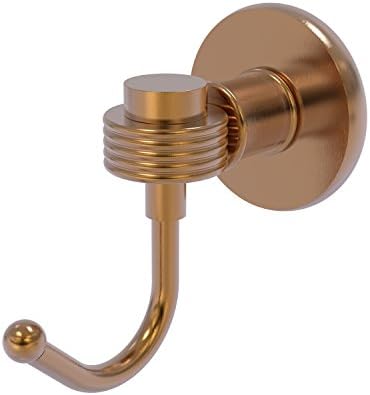 Allied Brass 2020G-BBR Continental Collection Groovy Accents Robe Hook, Матов Бронз