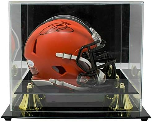 Odell Beckham Jr Signed Browns Mini Helmet JSA Acrylic Case - Мини-Каски NFL С Автограф
