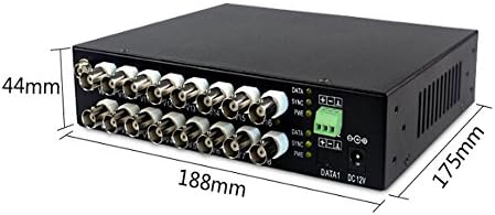 Guantai HD 970P TVI CVI AHD 16 Канала Видео Оптични медия конвертори (предавател и приемник) с данните RS485 за HD ВИДЕОНАБЛЮДЕНИЕ