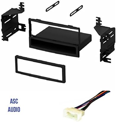 ASC Car Audio Stereo Radio Dash Kit и Теглене кабели за инсталиране на един Din радио за някои автомобили Hyundai Kia-Автомобили,