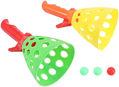 PRETYZOOM 3pcs Toss Ball Set Хвърли Чък Топка Toy Game Подпори за Деца, Юноши Случаен Цвят