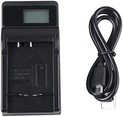 Зарядно устройство LCD Micro USB за цифров огледално-рефлексен фотоапарат Canon EOS 60D, 60Da, 70D, 80D