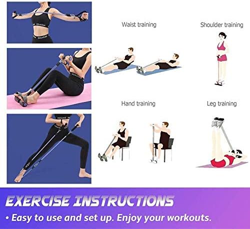 IREANJ Chest Expander Chest Exerciser for Men - Тренировка на Еластичните Sit Up Equipment for Arm Waist Leg Press Muscle