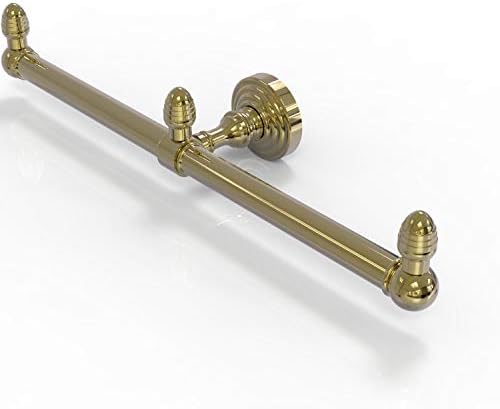 Allied Brass BPWP-HTB-2 Waverly Place Collection 2 Arm Guest Towel Holder, Unlacquered Brass