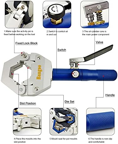 Хидравлични инструменти за запресоване на маркучи за Променлив ток, Хидравлични инструменти за запресоване на маркучи