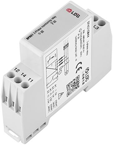DPA51CM44 3-Фазное реле Контрол, Реле за контрол на ток/напрежение на Протектора последователност на фазите 208-480VAC