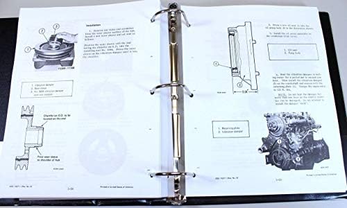 International 886 Tractor Service Parts Manual Set D-358 Engine S/N 14472 & Up