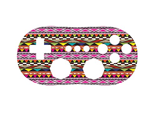 Забавни Tribal Design Bright Рибка Decal Sticker Skin by Debbie's Designs for Wii Classic Controller