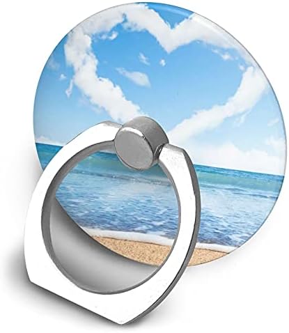 Форма На Сърце Романтичен Плаж Мобилен Телефон Пръстен На Притежателя На 360 Градуса Въртящ Се Безименен Пръст Standas
