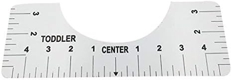 Състав LIYUDL Употреба Инструмент за Изравняване на Тениски с Таблицата за Размери, Плат