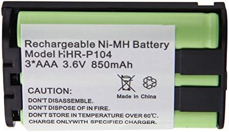 3.6 3 AAA 850 mah Ni-MH HHR-P104 Акумулаторна Батерия за Безжичен Телефон Подмяна на Батерия за Panasonic HHR-P104 HHR-P104A