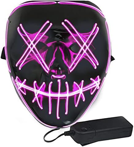 Mayzhi V Word LED Cold Light mask Decoration LED Light mask Светия face Horror Atmosphere mask