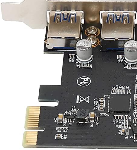 Карта на Адаптера Geriop, 4Pin Power Port PCIE USB3.0 Card Easy Connection No Driver for Windows8 for Windows10 for XP