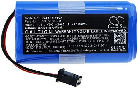 Батерия за Ecovacs CEN330 CR330 CR333 ICR18650 3S1P 2600mAh / 28.86 Wh LIONX