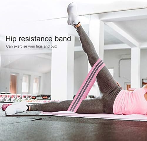 Tgoon Resistance Bands, Safe Material Polyester + Cotton Hip Resistance Band Comfortable for Gym