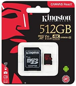 Професионален microSDXC 512GB Работи за Motorola XOOM CDMACard Custom, доказан SanFlash и Kingston. (80 MBIT/сек)
