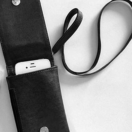 Вселената и Извънземно Извънземно Арт Деко Подарък Мода Телефон в Чантата си Чантата Виси Мобилен Чанта Черен Джоба
