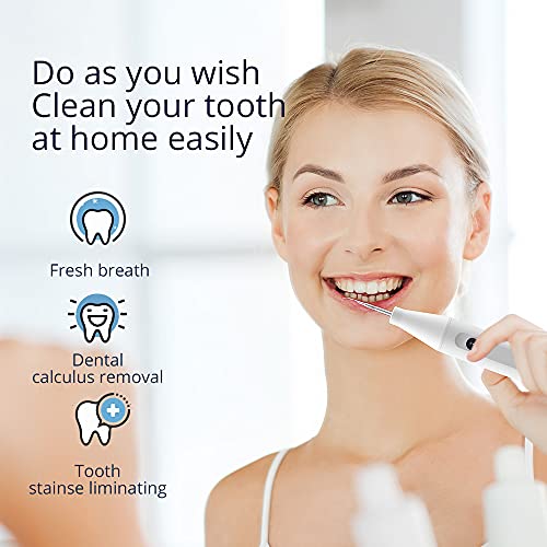 Sextupole Средство за премахване на зъбната плака за Зъби, Преносими Електрически Чисти Зъби Акумулаторна батерия Комплект за Почистване на Зъбите С 3 Регулируеми Режи