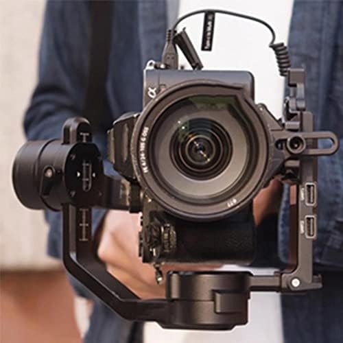 Стабилизатор на камерата Камера 3-аксиален Gimbal DSLR Стабилизатор за употреба камера Лек дизайн за Външна запис на видео (Цвят : Advance Kit)