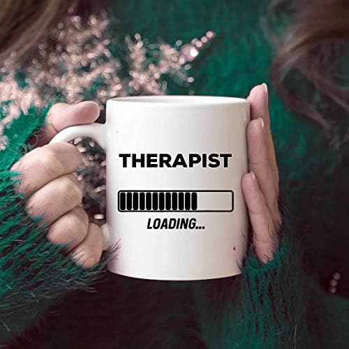 Терапевт Чаша Кафе, Чаша Терапевти Тениска Подарък | д-р лекар, медицинска сестра се грижи - Физиотерапия Психичното Здраве