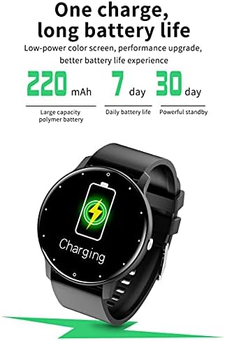 YLB Heartrate Smartwatch следи Кръвното Налягане Фитнес Часовници за Мъже Жени Смартфон Уведомление Крачкомер Тракер Качеството на Съня Пълен Сензорен цветен Екран, Android Час?