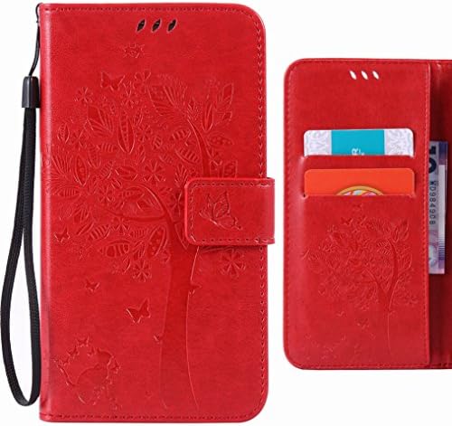 За OnePlus 3 / OnePlus Three Case, Ougger Tree Printing Портфейла Cover Card Slot Premium ПУ Leather Flip Case Magnetic