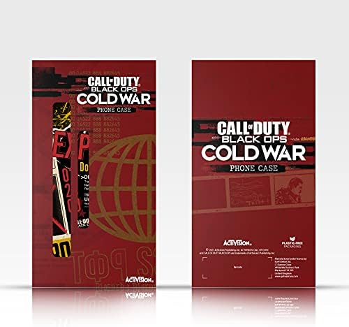 Head Case Designs Официално Лицензиран от Activision Call of Duty Black Ops Cold War Ultimate Edition Key Art Leather