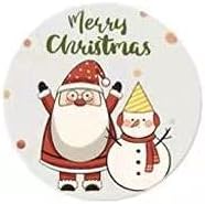 500pcs 1 Inch 8 Designs Christmas Holidays Stickers Round, Great for Holiday Greeting, Sealing, Gifting, Gift Decorations,