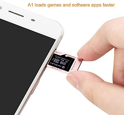 Amplim Micro SD Card 32GB, microSD Memory Plus Adapter, 2 Pack microSDHC Class 10 UHS-I U1 V10 TF Extreme High Speed Nintendo-Switch,