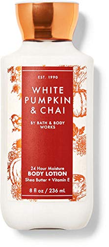 Bath and Body Works Full Size Body Care New Fall 2020 Scent - Бяла Тиква & Chai - 24 Hour Moisture Body Лосион - 8 течни