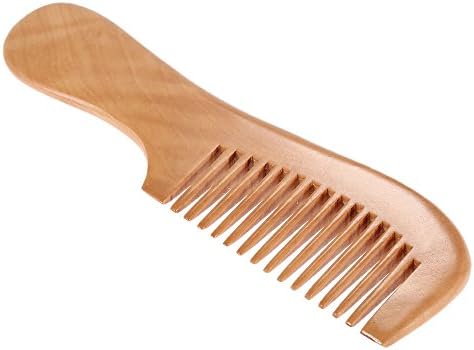 U-M 1 бр. Дървена четка за коса Натурална Медицинска Гребен За Коса Антистатик Гребен Дървена четка за коса Удобна и практична