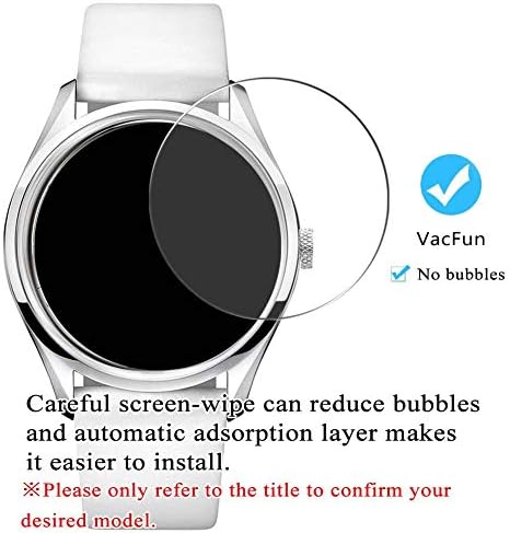 [3 Pack] Synvy Закалено стъкло Протектор на екрана, Съвместим с SEIKO 5 SNKD99K1 9H Филм Smartwatch Смарт часовници Протектори