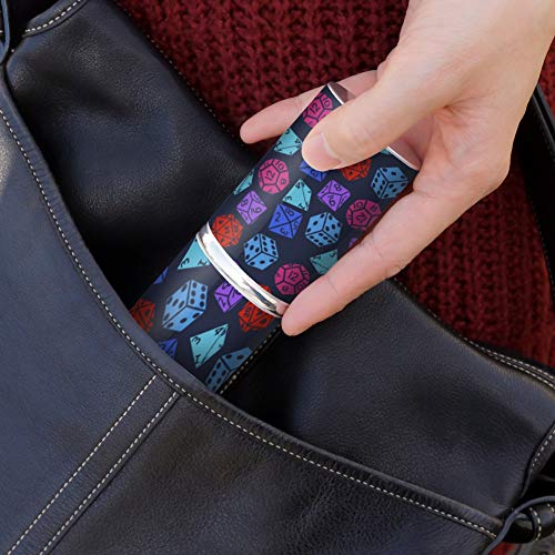 Dungeon Dice Pattern For Fighting Dragons Stainless Steel Manicure Pedicure Grooming Beauty Care Travel Kit