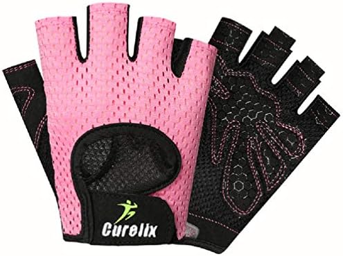 CURELIX Спортни Ръкавици Вдигане на Тежести, Спортни Ръкавици за Мъже и Жени, Пълна Защита на Дланите, Леки, Дишащи, за