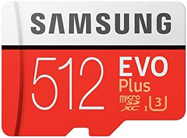 Samsung Evo Plus 512GB microSD Карта памет за DJI Mavic Mini 2 Drone Flycam UHS-I Speed Class 10, U3, SDXC (MB-MC512)
