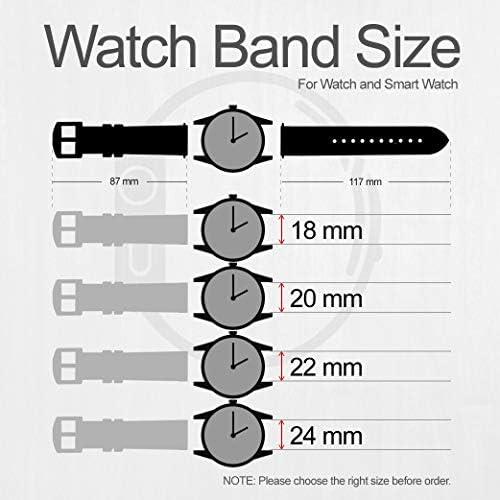 CA0221 Howling Wolf at The Moon Leather Smart Watch Band Strap for Fossil Hybrid Smartwatch Нейт, Hybrid HR Latitude, Hybrid Smartwatch Machine Size (24mm)