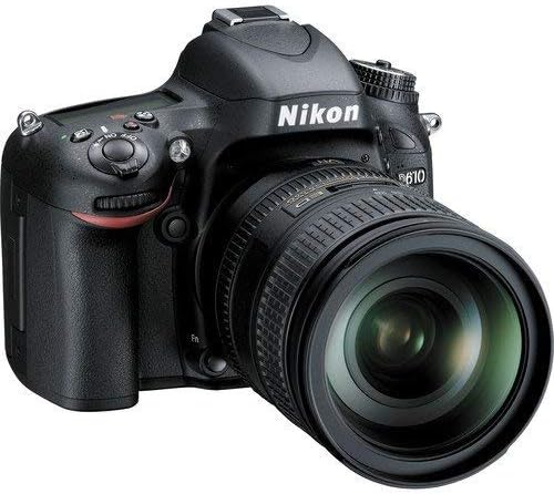 Nikon D610 24.3 MP CMOS FX-Format Digital SLR Kit с 28-300 мм f/3.5-5.6 G ED VR AF-S Nikkor Обектив Международна версия