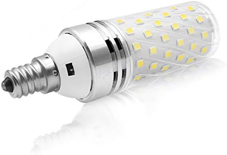 16W E12 LED Corn Bulbs, 1500LM Warm White 3000K Candelabra Light Bulbs, 100W Equivalent, E12 Base LED Chandelier Bulbs, Non-Dimmable LED Lamp, 4Pack