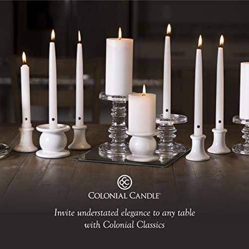Colonial Свещ NCC12.1620 Classic Taper Свещ, Традиционната червена боровинка, 12 инча, Опаковка от 12 броя