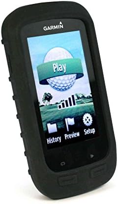 Tuff-Luv Силикон гелевый калъф и покриване на екрана за Garmin Golf Approach G8 - Черен