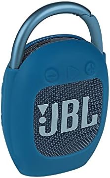 Силиконов защитен калъф Mavolus, Съвместим с преносими Bluetooth-високоговорител JBL Клип 4, сив