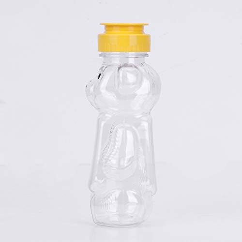 Freebily 5pcs Juice Bottle, Squeezable Milk Tea Bear Drinking Bottle Cup Containers for Kids Yellow One Size